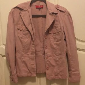 pink jacket